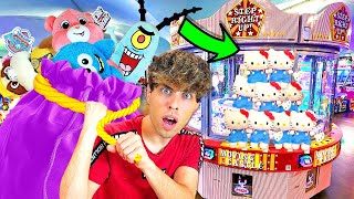 BIGGEST 100 Claw Machine Haul Ever at Cedar Point  Can We Profit [upl. by Deryl]