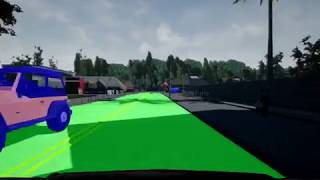 Demo of the Lyft Perception Challenge solution [upl. by Bornie984]