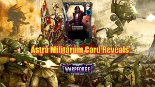 Astra Militarum Reinforcement Reveals  Warhammer 40000 Warpforge [upl. by Ameyn17]