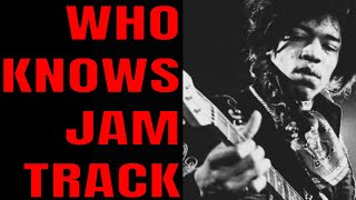 Who Knows Jam Jimi Hendrix Style Guitar Backing Track C Minor [upl. by Yesac]