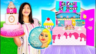 Convertí Casita de Plástico en PASTELERÍA 🍰 quotLA CASA DEL PASTELquot 🍓 Para 15 Años Fiestas y Reuniones [upl. by Kopaz]