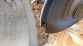 Aiguiseur de lame circulaire  Circular saw blade sharpener [upl. by Hercule]