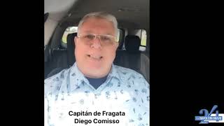 Capitán de Fragata DIEGO COMISOMensaje a los militares que actuaran el 28J [upl. by Cohen]