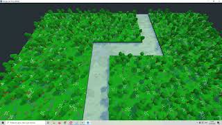 Godot  Voxel Procedural Generation Landscape two types of chunks [upl. by Aihsakal]