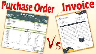 Differences between Purchase Order and Invoice [upl. by Ailicec507]