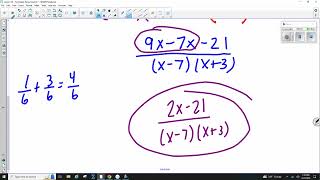 Lesson 101  Factorable Denominators [upl. by Chiou]