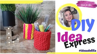 DIY  Portalapices con Foami moldeable  diycreativo inspírate [upl. by Anaher]