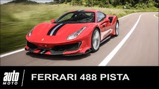 2018 FERRARI 488 PISTA essai POV AutoMotocom [upl. by Barnaba]