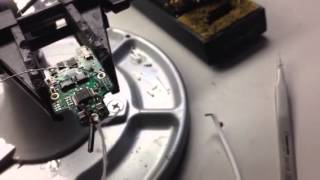 Howto Solder a wire to a circuit board [upl. by Ahsehat]