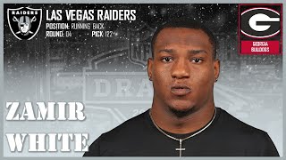 2022 NFL DRAFT Zamir White  Las Vegas Raiders [upl. by Wharton]