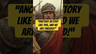 Pyrrhus and the Costly Victory A lesson from History shorts youtubeshorts history [upl. by Eudoca]