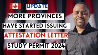 Update On Provincial Attestation Letter For Canada Study Permit Application  Canada Visa 2024 [upl. by Rather481]