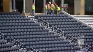 Dallas Cowboys Stadium Seating Worlds Greats Stadium features Camatics QUANTUM Seats installation [upl. by Seyer102]