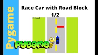 Pygame Tutorial  Race Car with Road Block Game 12  Set Up Window Create Player [upl. by Boycie232]