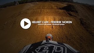 HELMET CAM Fredrik Noren  South Of The Border SX [upl. by Yrekcaz]