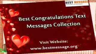 Sample Congratulations Messages  Congratulation Quotes amp Wishes [upl. by Anilorac]