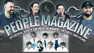 BTS quotPeople Magazine Interviewquot Reaction Another chaotic and hilarious interview 😂 Couples React [upl. by Aniehs]