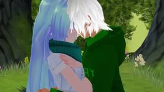 MMD SAY SOMETHING IM GIVING UP ON YOU  Travis and Katelyn aphmau [upl. by Euqinaj25]