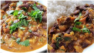 red kidney beans curry for rice roties and pulao rajma curry [upl. by Ro]