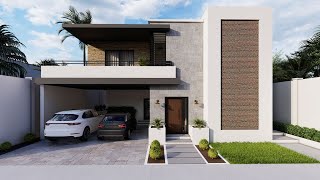 11x13 Meters House Design Idea with 3 Bedrooms  House Tour [upl. by Ramal]