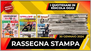 ROMA seconda ok per DE ROSSI MILAN sogno ZIRKZEE  🗞️ Rassegna Stampa 3012024 600 [upl. by Yrian]