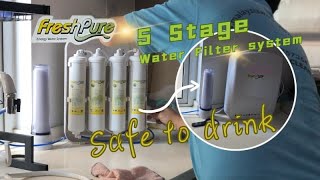 Install the Freshpure 5 Stage Filter Water Filter Purifier System [upl. by Lamak]