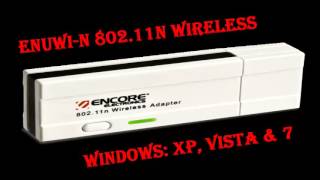 ENUWIN 80211n Wireless USB Adapter Drivers [upl. by Nickola946]