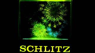 Vintage 1960s Schlitz Beer Sign Animated Fireworks [upl. by Nelloc]