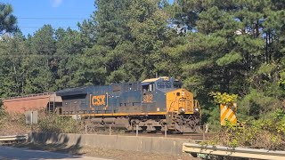 CSX M653 Helene Reroute at North Collier Petersburg VA 10052024 [upl. by Poulter]