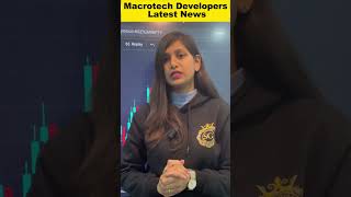 macrotech developers share latest news I macrotech stockmarket [upl. by Kip]