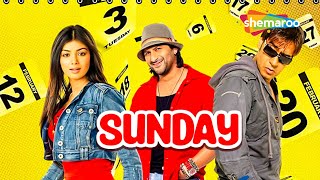 Sunday Hindi Full Movie  Ajay Devgan  Ayesha Takia  Arshad Warsi  Irrfan Khan  Comedy Movie [upl. by Ahsielat475]