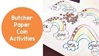 Identifying Counting Coins Anchor Chart Butcher Paper Activities Kindergarten 1st Grade 2nd Teachers [upl. by Enaud]