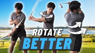 HOW TO MAKE ROTATION EASIER IN THE GOLF SWING [upl. by Gardiner]