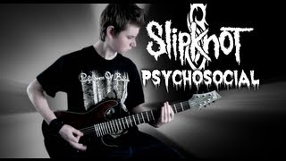 slipknot  Psychosocial Guitar Cover By Siets96 HD [upl. by Itsirc927]