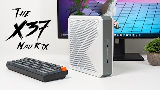 Handson With The X37 Edge This New Mini Gaming Pc Has An RTX GPU [upl. by Ailedua]