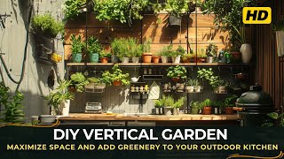 DIY Vertical Garden Maximize Space and Add Greenery to Your Outdoor Kitchen [upl. by Allecsirp358]