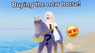 Budingen the new horse wildhorseislands roblox [upl. by Ynnal]