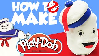 STAYPUFT MARSHMALLOW MAN Ghostbusters PlayDoh Surprise Egg Tutorial [upl. by Suhpesoj]