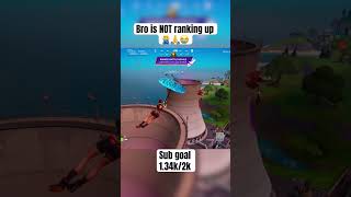 Bro is deranking 😭🙏 fortnite fortniteclips gaming funny memes fortnitememe shorts [upl. by Woodhead]