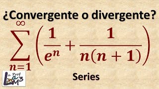 Serie geométrica y telescópica convergente o divergente  La Prof Lina M3 [upl. by Nykal]