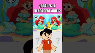 ¿CUÁL ES LA VERDADERA ARIEL quiz trivia [upl. by Aibun]