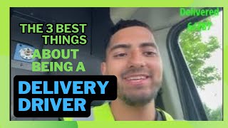 THE BENEFITS OF BEING A DELIVERY DRIVER  Day in the life of a delivery driver UK [upl. by Finah]