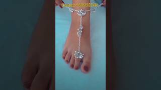 Beautiful payal design ❤️viralvideo shorts trending payaldesign silver jewellery [upl. by Janella]