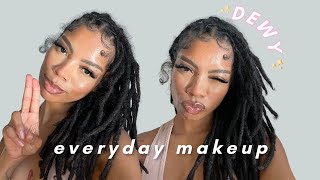 ✨DEWY✨ everyday makeup look  therealcholey [upl. by Thgiwed]