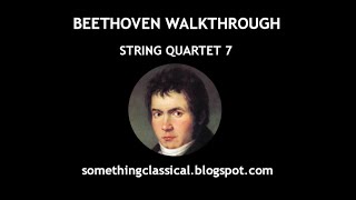 BEETHOVEN  STRING QUARTET 7 full analysis [upl. by Nicki387]