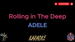 Adele  Rolling in The Deep Karaoke Version [upl. by Kral]