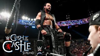 Drew McIntyre makes a legendary warrior’s entrance in Scotland Clash at the Castle 2024 highlights [upl. by Nnylear]