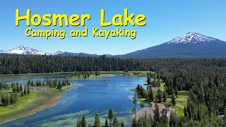 Camping and kayaking at Hosmer Lake in the Oregon Cascade Mountains [upl. by Bolt416]