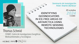 Identifying geoindicators in icefree areas of Antarctica using remote sensing technologies [upl. by Neelyahs]