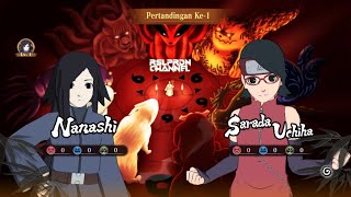 NANASHI VS SARADA UCHIHA II NARUTO X BORUTO ULTIMATE NINJA STORM CONNECTIONS ANDROID GAMEPLAY [upl. by Hurlee465]